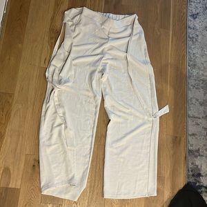 Zara Size M Cream Palazzo Pants